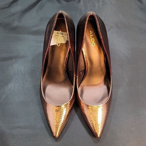 BRAND NEW ALDO LEOPARD POINTY TOE HIGH HEEL STILETTO PUMP G1 - Picture 3 of 16